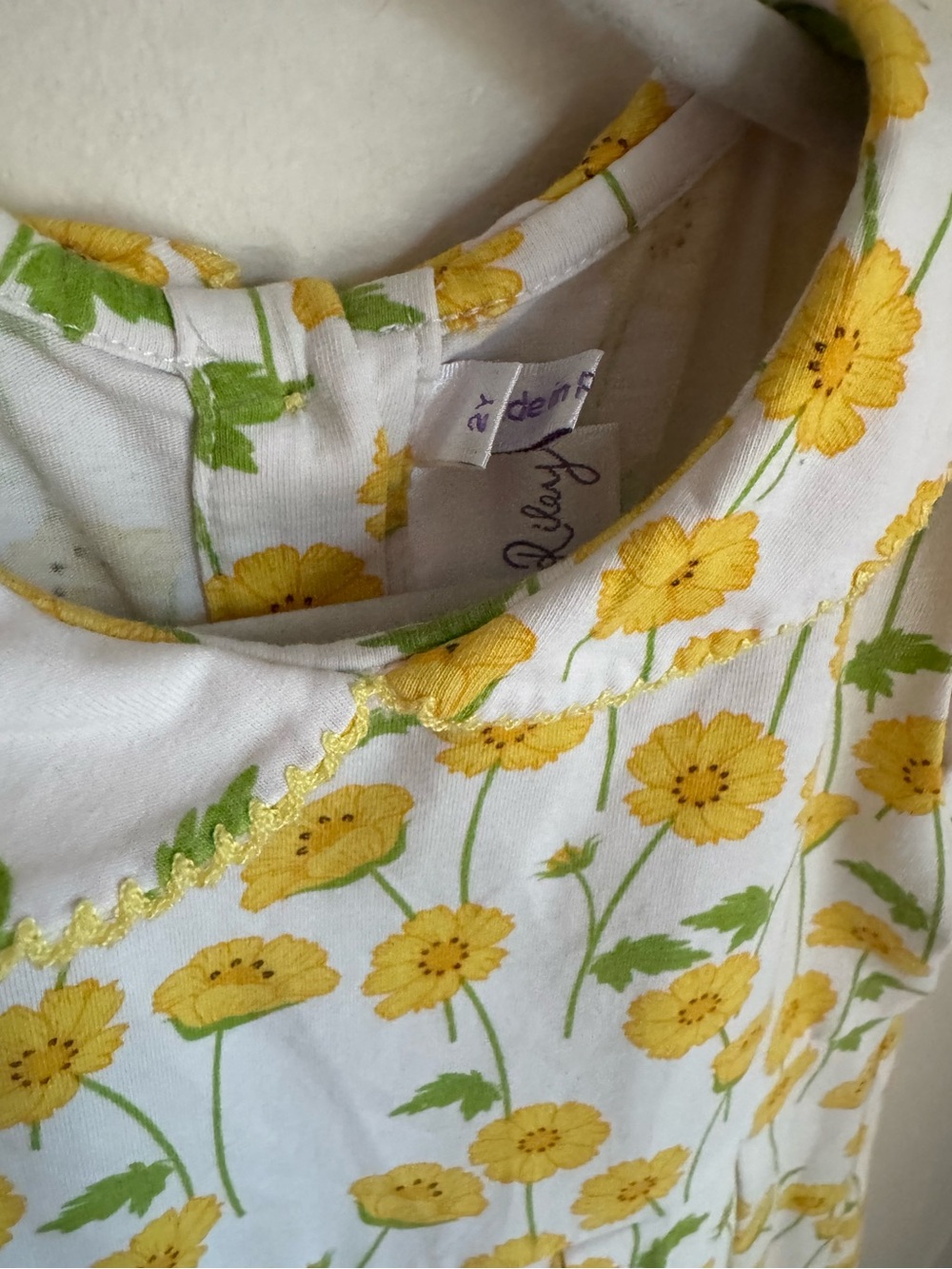 Rachel Riley Buttercup Print Girls Fit and Flare Dress Size 2T - Picture 5 of 9
